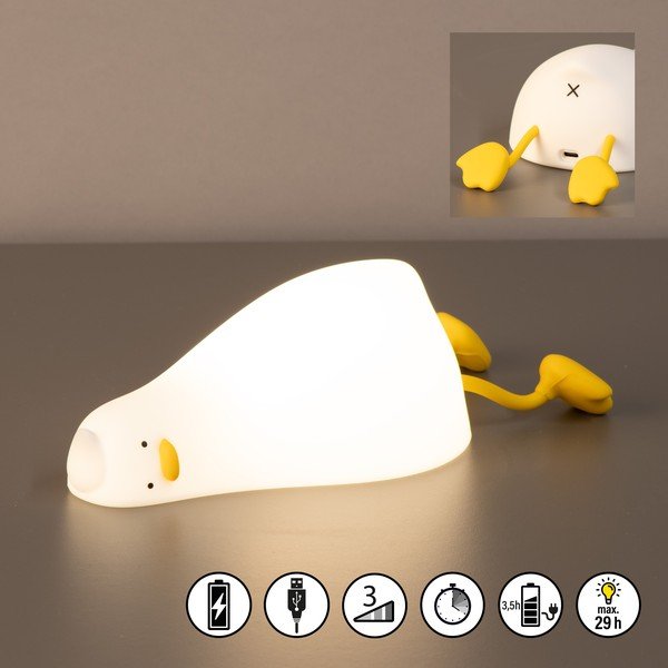 Бяла детска нощна лампа Lesley – Fischer & Honsel-image-4