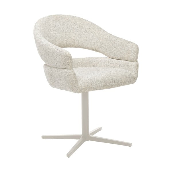 Кремави тапицирани трапезни столове в комплект с подлакътници 2 бр. Dover – House Nordic-image-3