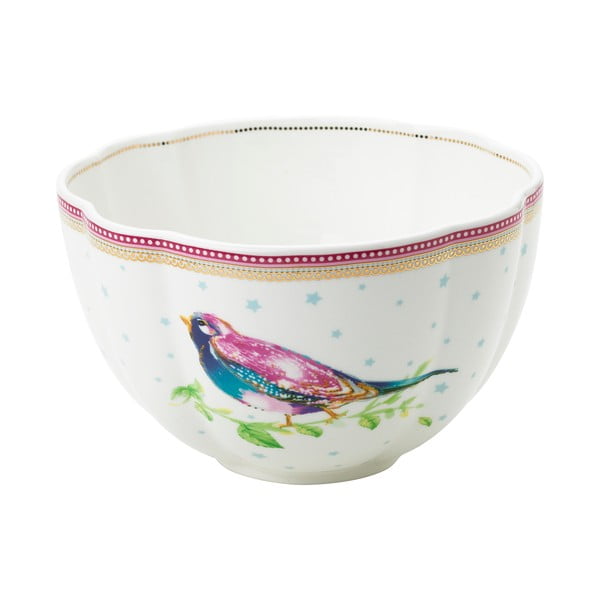 Porcelánová mísa Birdie od Lisbeth Dahl, 18 cm