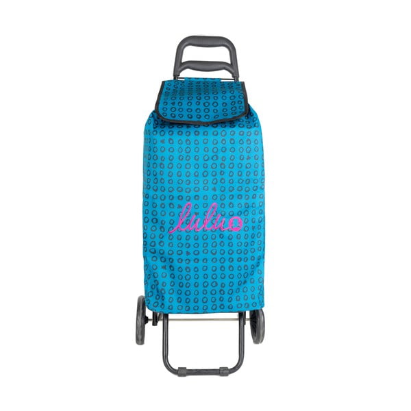 Синя чанта за пазаруване с количка Ridey, 37 л, Lulucastagnette - LULUCASTAGNETTE