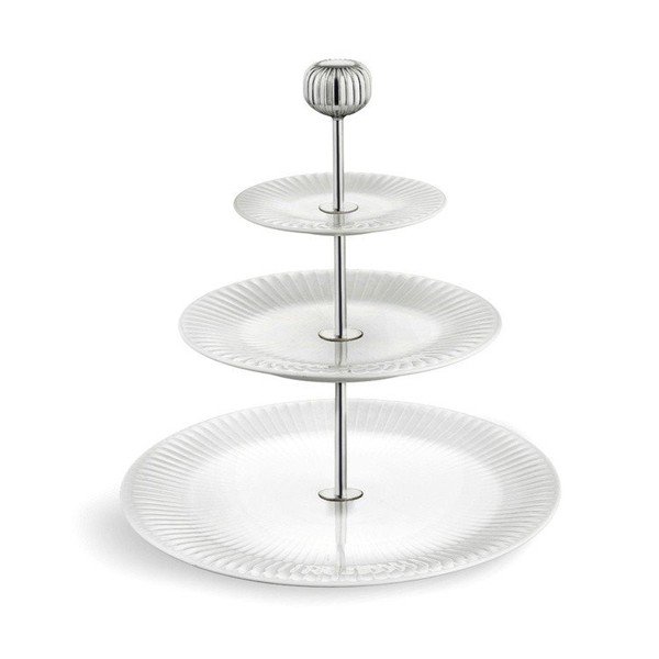 Hammershoi Etagere триетажен етажерка от бял порцелан, ⌀ 28 cm Hammershøi - Kähler Design