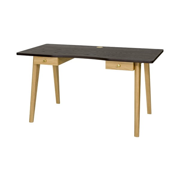 Работна маса от декор от дъб  70x140 cm Nice – Woodman-image-2