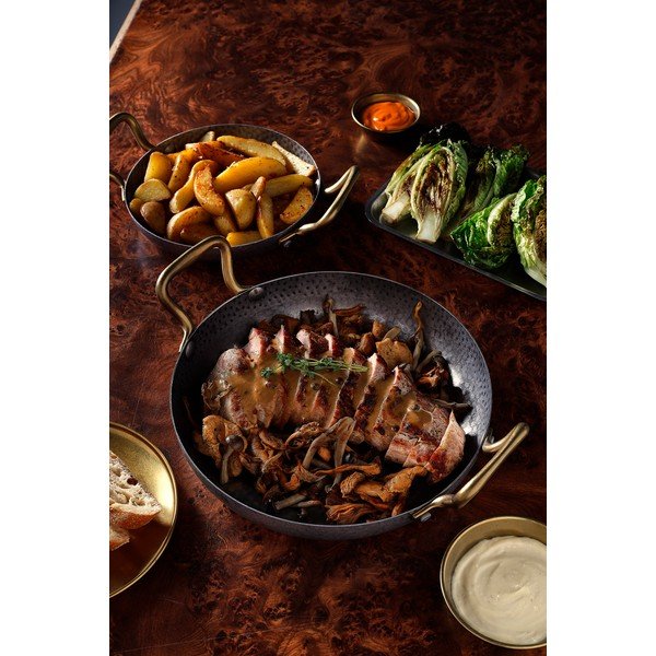 Z terazza чиния за сервиране в сребрист цвят ø 24 cm Serve – BonBistro-image-1