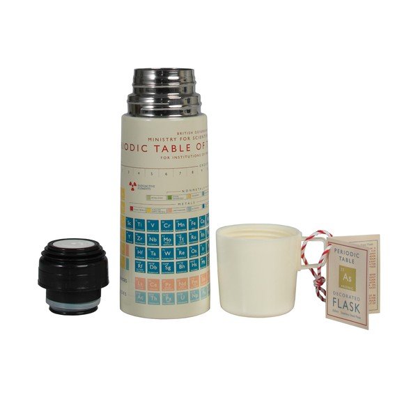 Кремав детски термос 350 ml Periodic Table – Rex London-image-4