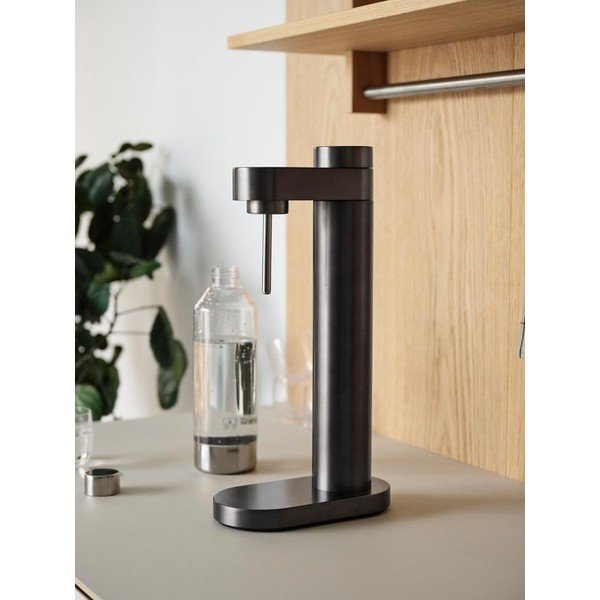 Черна машина за газирани напитки от неръждаема стомана Brus – Stelton-image-3
