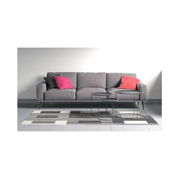 Сив килим Suzzo Gurma, 80 x 150 cm - Oyo home-image-2