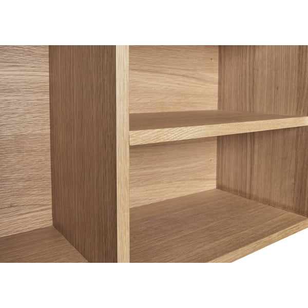 Стенен рафт в декор от дъбово дърво Collect - Hübsch-image-3