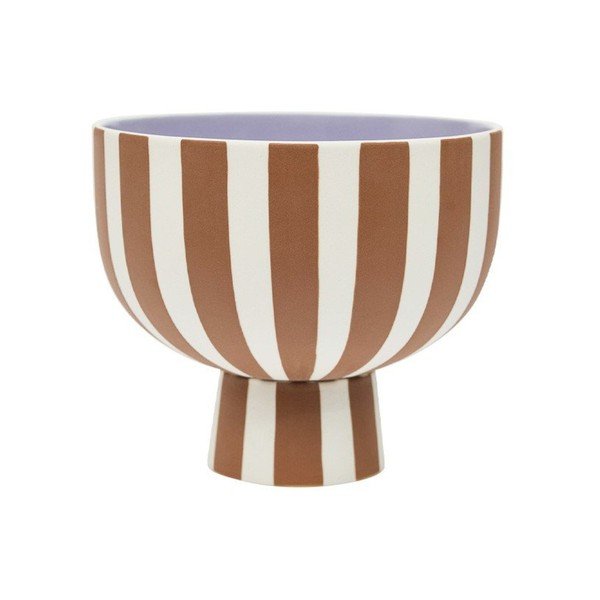 Кафява глинена купичка за сервиране Toppu – OYOY Living Design