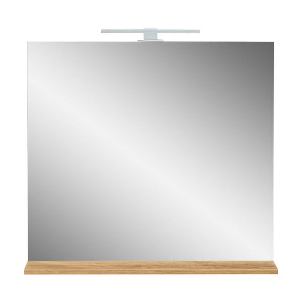 Стенно огледало със светлина и рафт 15x75 cm Menen – Germania