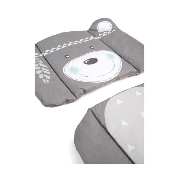 Сива подложка за детски стол за хранене Indibär – Roba-image-2