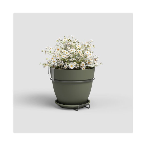 Висяща саксия от рециклирана пластмаса ø 20 cm Capri - Artevasi-image-1