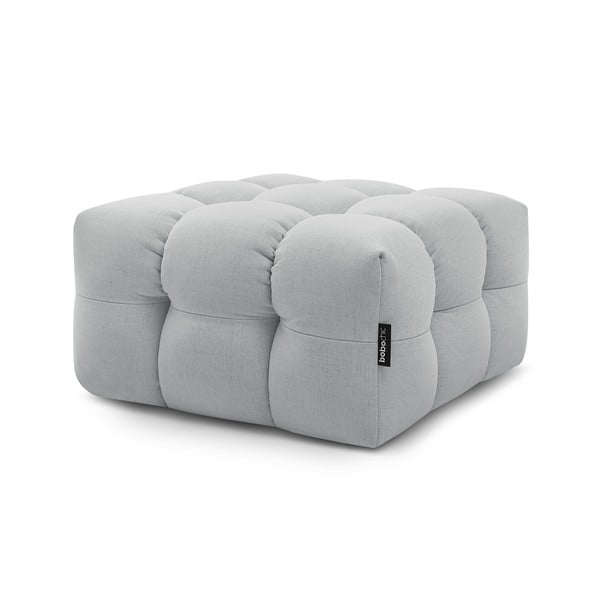 Светлосива табуретка за крака Cloud - Bobochic Paris-image-3