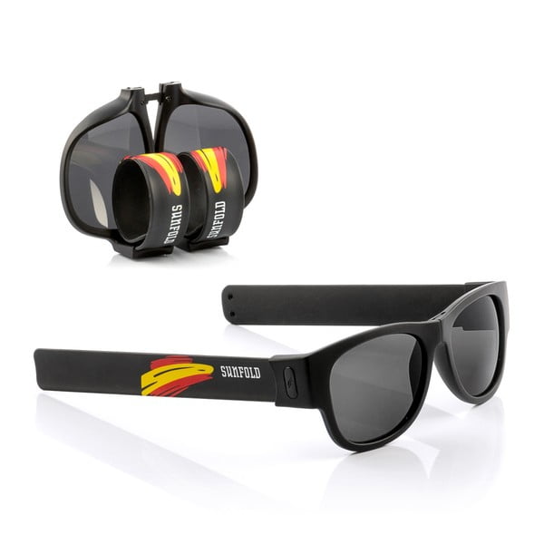 Черни навити слънчеви очила Sunfold Mondial Испания - InnovaGoods