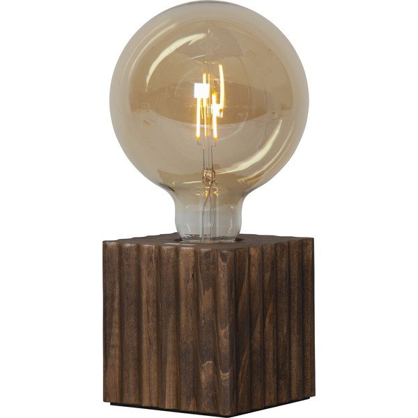 Кафява основа за лампа 10 cm Box - Star Trading-image-2