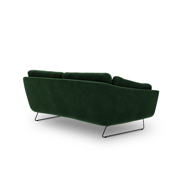 Бутилково зелен диван с кадифена покривка Гравитация - Windsor & Co Sofas-image-3