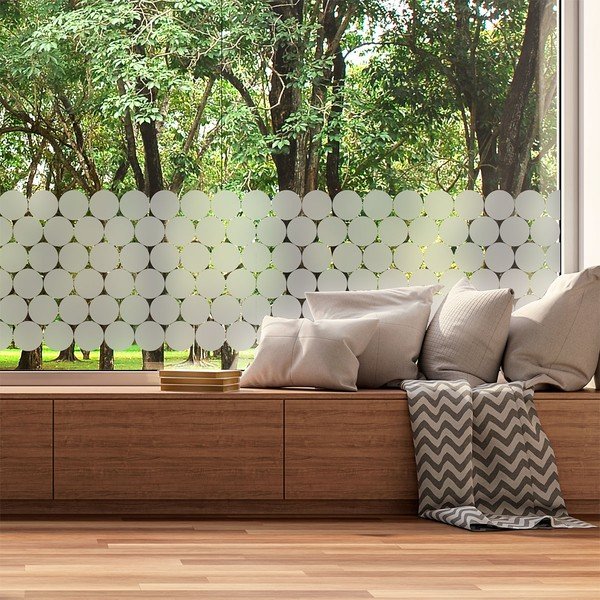 Стикери в комплект на прозореца 50 бр. 10x10 cm Clackout Circle – Ambiance-image-1