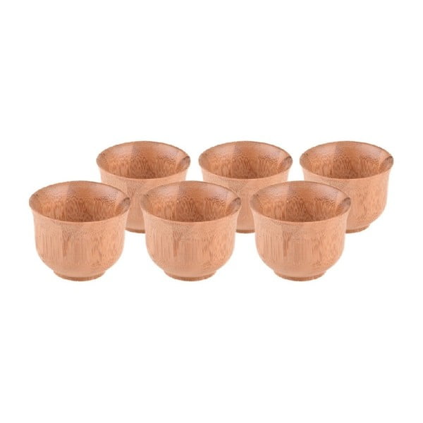Комплект от 6 бамбукови чаши Tido - Bambum