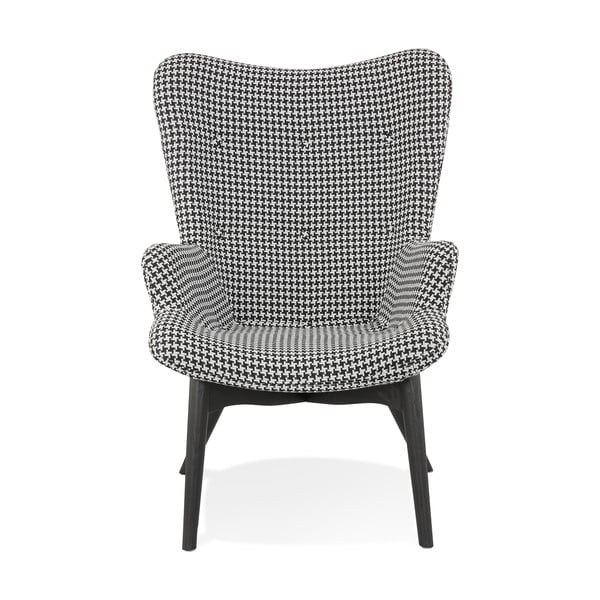 Бяло-черно кресло Wahou - Kokoon