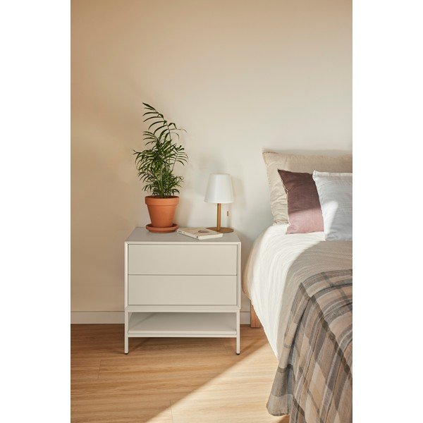 Кремаво нощно шкафче Platt – Teulat-image-1