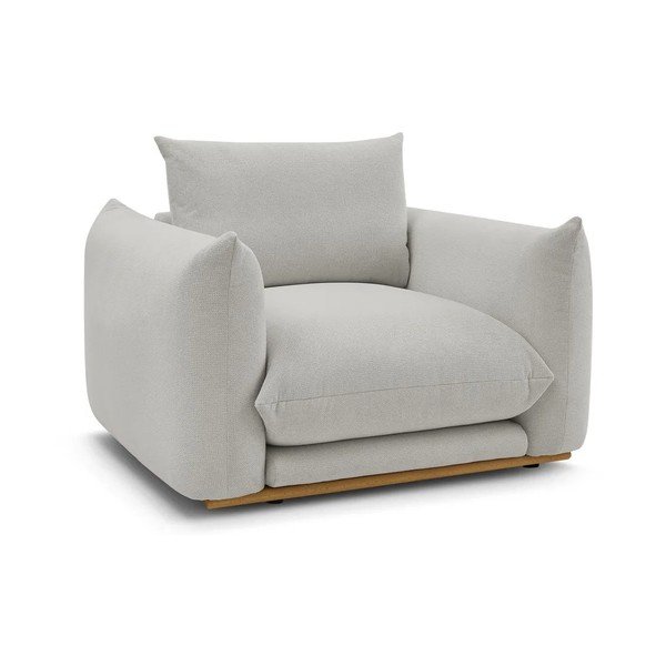 Светлосиво кресло Ernest – Bobochic Paris