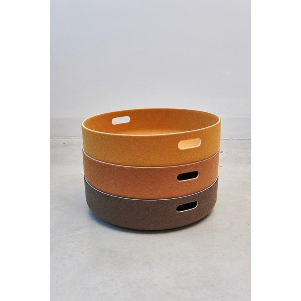 Текстилна кошница за съхранение ø 46x12 cm Cesto Saffron – MiaCara-image-3