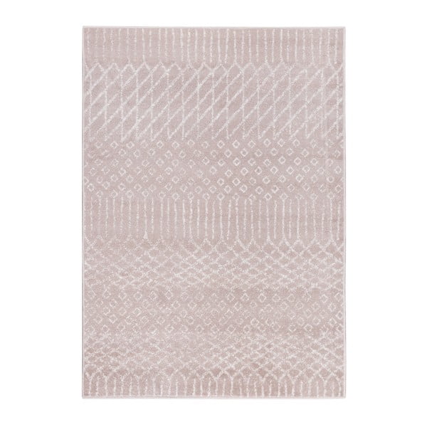 Розов килим Лист, 200 x 290 cm - Mazzini Sofas