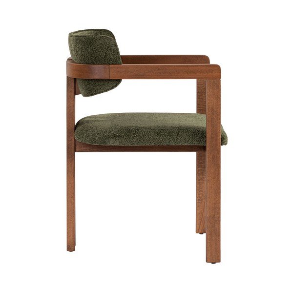 Тъмнозелен трапезен стол с подлакътници Toscana – Kalune Design-image-3