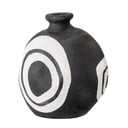 Черна декоративна ваза от теракота, височина 14 cm Mika - Bloomingville