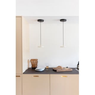 Бяла LED лампа за окачване с метален абажур ø 15 cm Asteria Micro - UMAGE