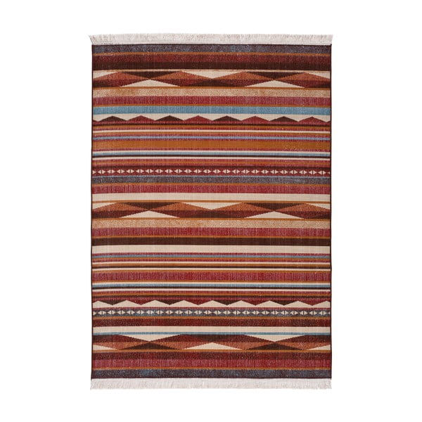 Червен килим Кавказки ивици, 120 x 170 cm - Universal