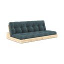 Син разтегателен диван от велур 196 cm Base – Karup Design