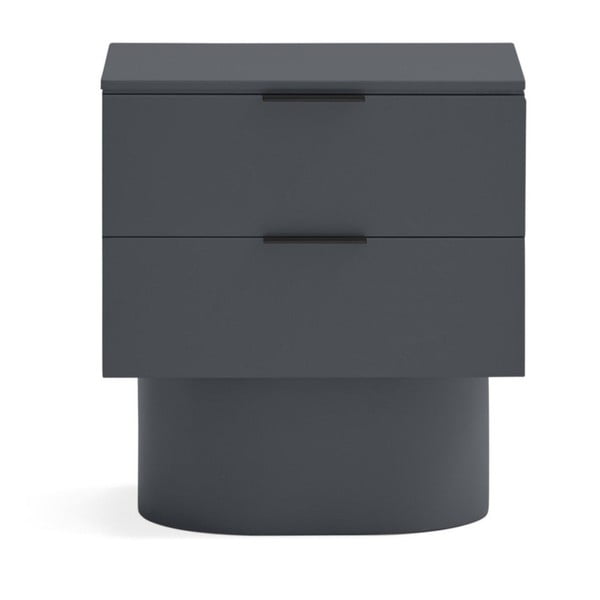 Антрацитно нощно шкафче Totem – Teulat
