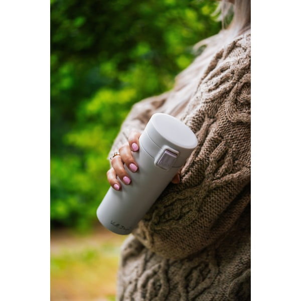 Бял термос за пътуване , 400 ml Fuori - Vialli Design-image-4