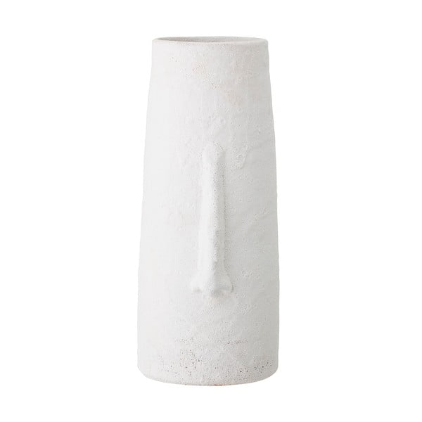 Бяла ваза от теракота Basic - Bloomingville