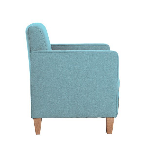 Tyrkysové křeslo Max Winzer Milla Aqua-image-1