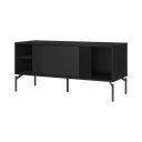 Черна маса за телевизор 116x55x42 cm Met Mini – noo.ma