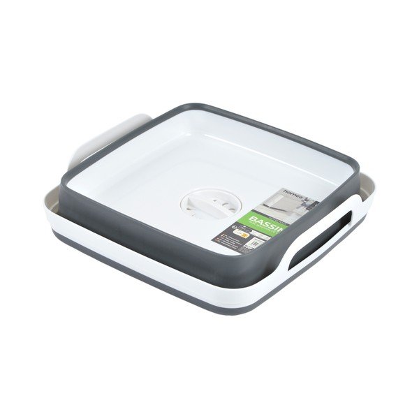 Бял/сив леген 9 l – Homéa-image-1