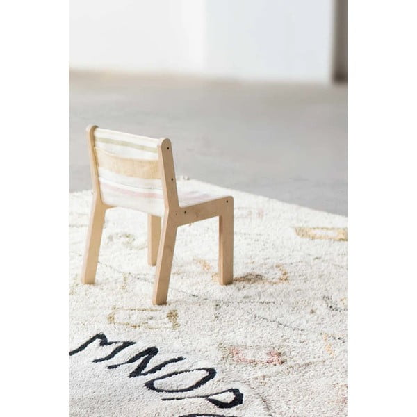 Детски стол в естествен цвят Kaarol Earth – Lorena Canals-image-1