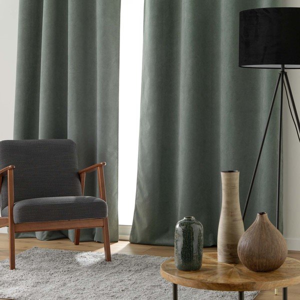 Перде в цвят каки 140x260 cm Olympe – douceur d'intérieur-image-2