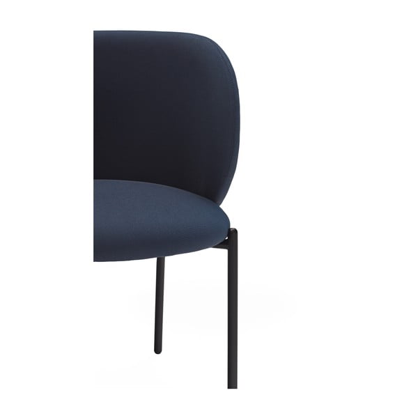 Тъмносини тапицирани трапезни столове в комплект 2 бр. Mogi – Teulat-image-4