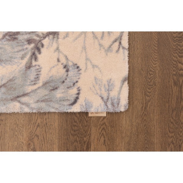 Вълнен килим в бежов и ментов цвят 133x190 cm V&A Calisia Kelp – Agnella-image-2