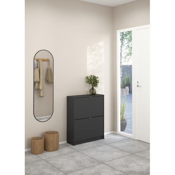 Сива накланяща се стойка за обувки Shoes – Tvilum-image-1