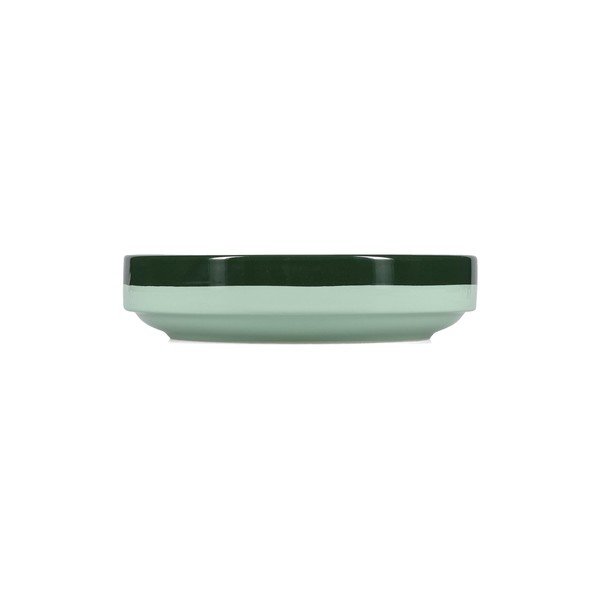 Зелена супена глинена чиния ø 21 cm Duo – ONA-image-2