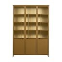 Метална витрина в цвят горчица 140x200x44 cm Exhibit – WOOOD