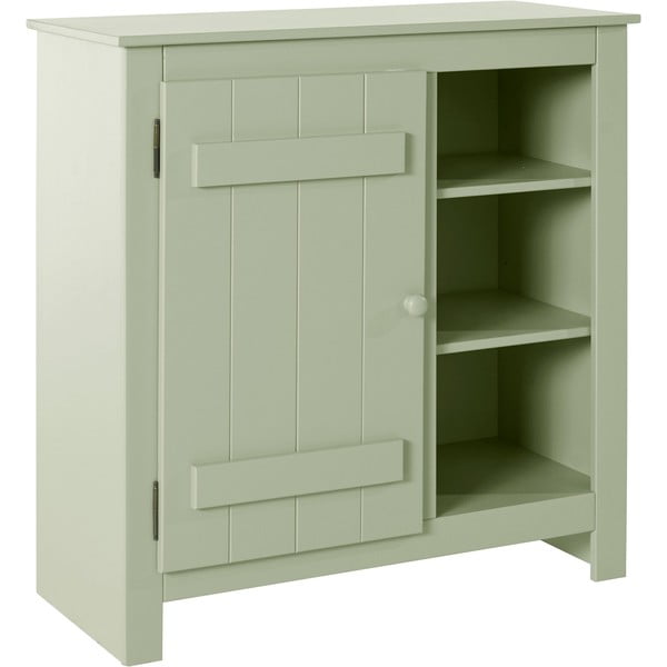 Светлозелено шкафче от масивен бор 90x90 cm Bertram – Støraa-image-2