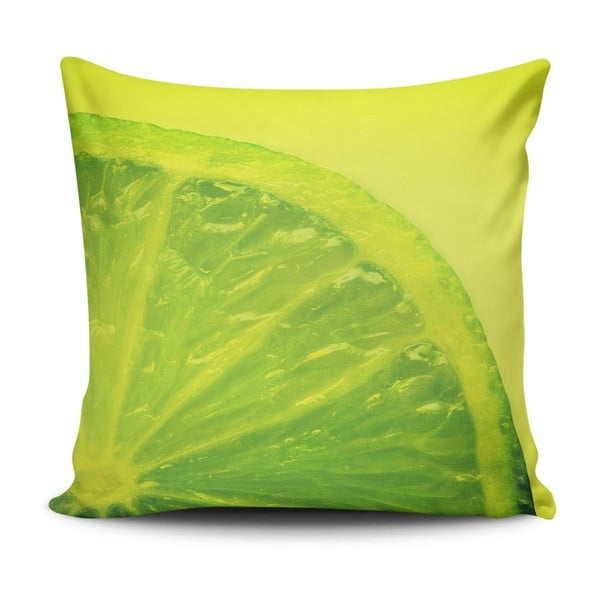 Възглавница от памучна смес Verde, 45 x 45 cm - Cushion Love