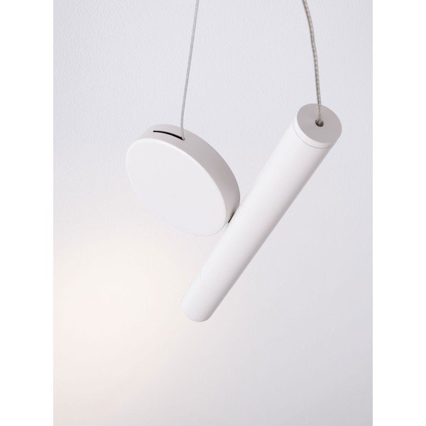 Бяло алуминиево LED висящо осветително тяло ø 23,5 cm Vero – Nova Luce-image-3