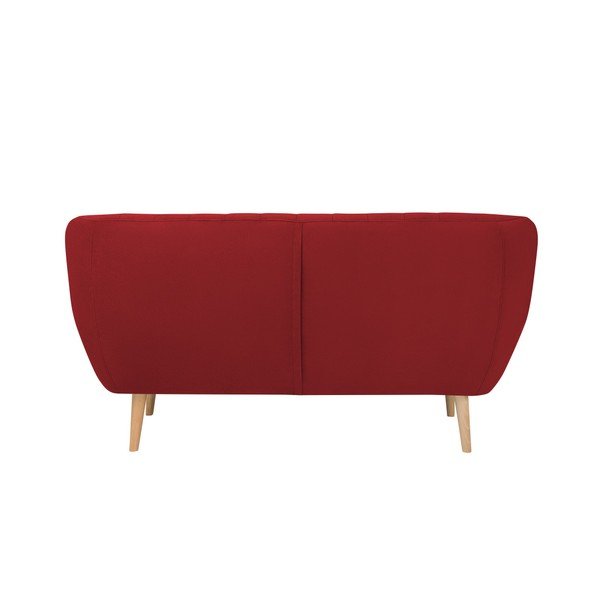 Диван от червено кадифе , 158 cm Sardaigne - Mazzini Sofas-image-4