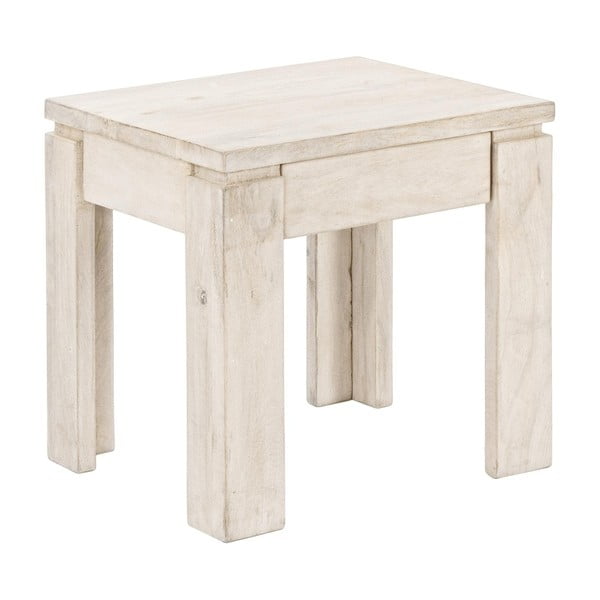 Příruční stolek z masivního mangového dřeva Bizzotto Kastle