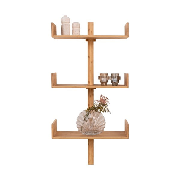 Бамбукова етажерка в естествен цвят 50 см Villa - House Nordic-image-3